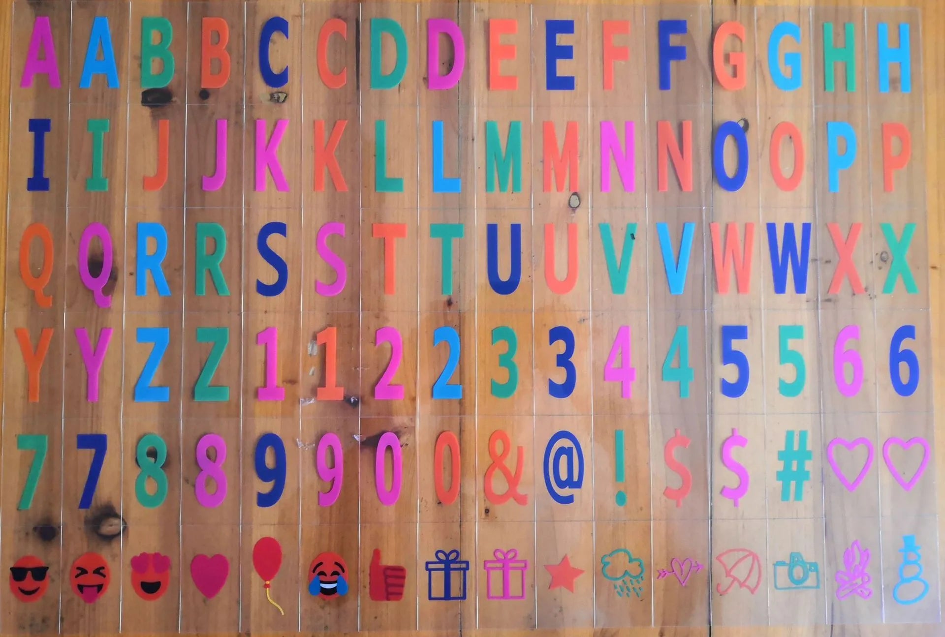 LED Letter Light Box Decoration Light with PVC shell 300x220x60mm