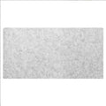 Thickened non-slip felt mouse pad in brown, extra large size, on a desk with a mouse and keyboard