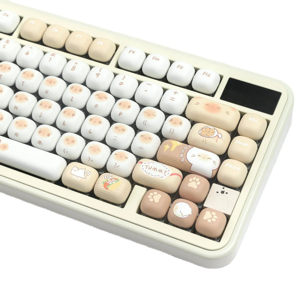 Set of 26 PBT key caps for mechanical keyboards with a 1.5 metre USB cable.