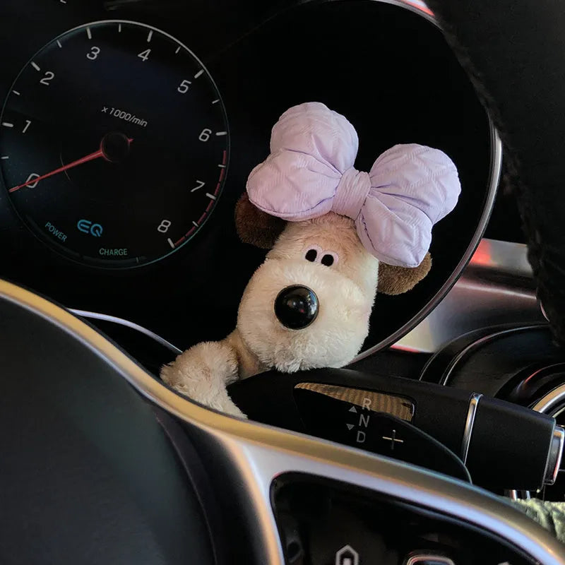 Cotton car dashboard ornament doll in character design options