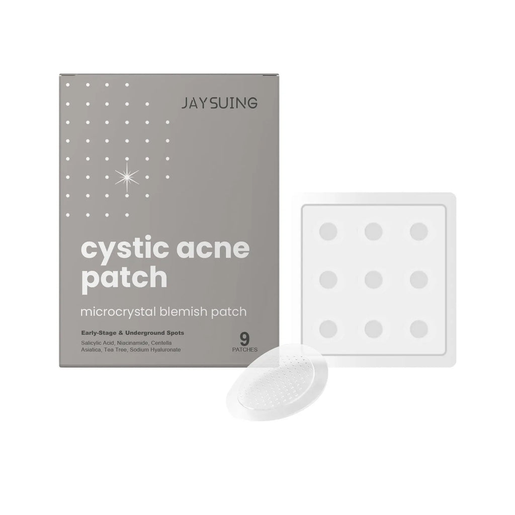 Nine acne repair microneedle patches with tea tree oil and Centella asiatica for spot treatment