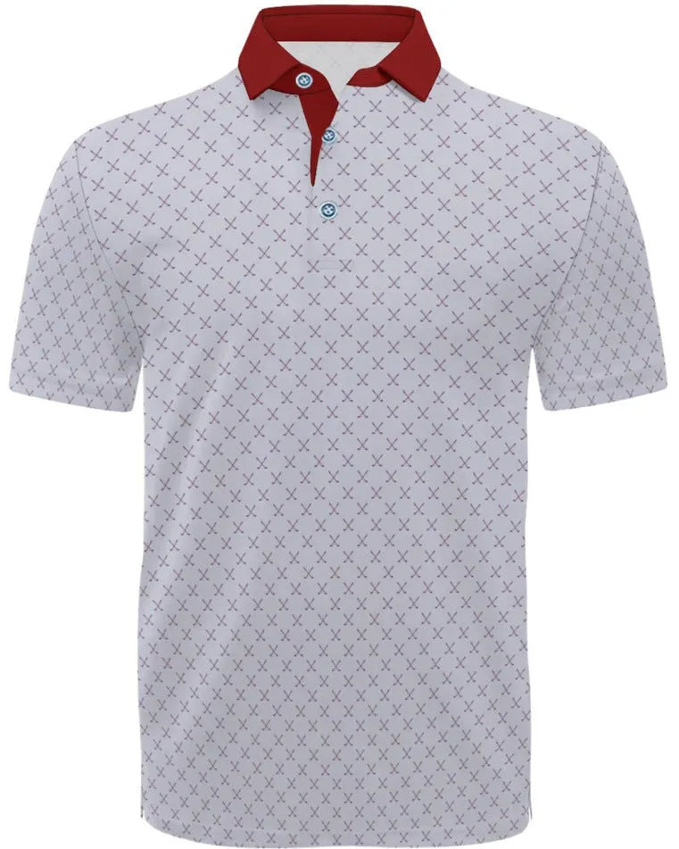 Men's 3D printed short sleeve t-shirt in Japanese retro style with zipper details on mesh fabric.