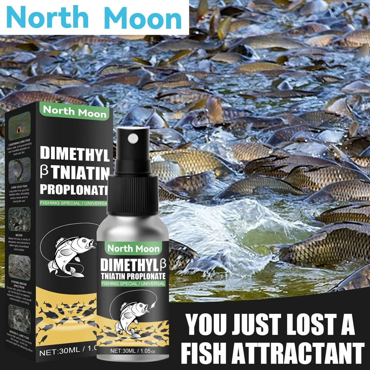 30ml liquid bait phagostimulant additive for fishing angling wild fishing lure attractant in a small bottle