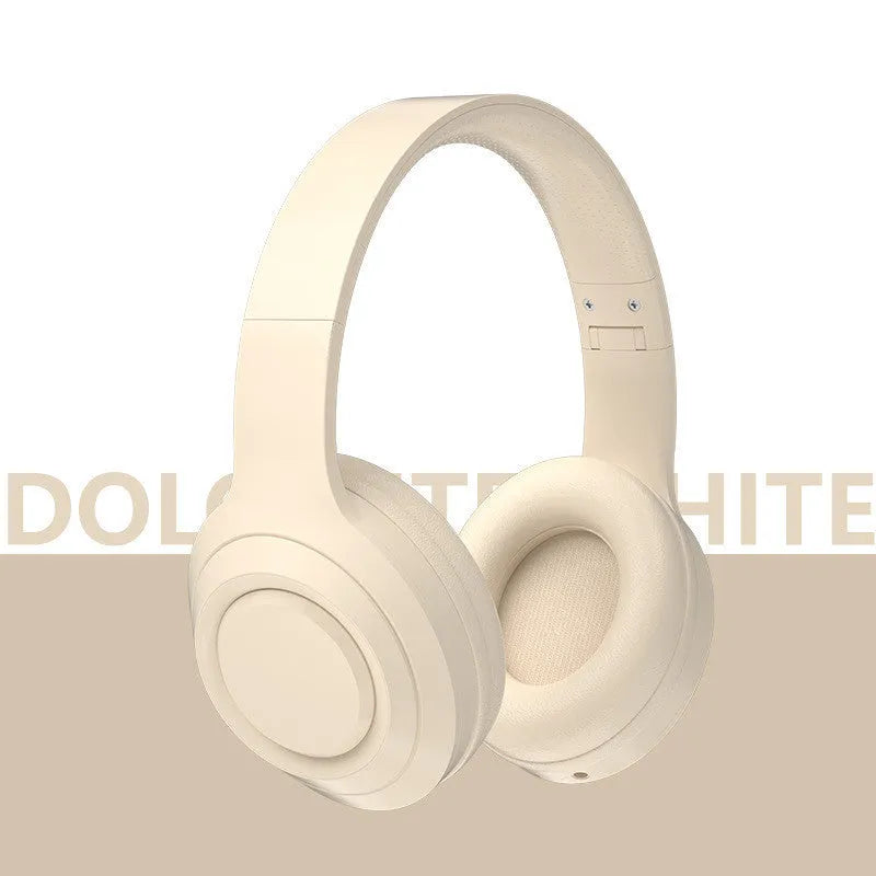 DR58 wireless Bluetooth headset with noise reduction in black, pink or white colours
