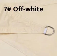 Square 2x2.5m Oxford cloth sail shade kit in beige for courtyard sunshade and rainproof use
