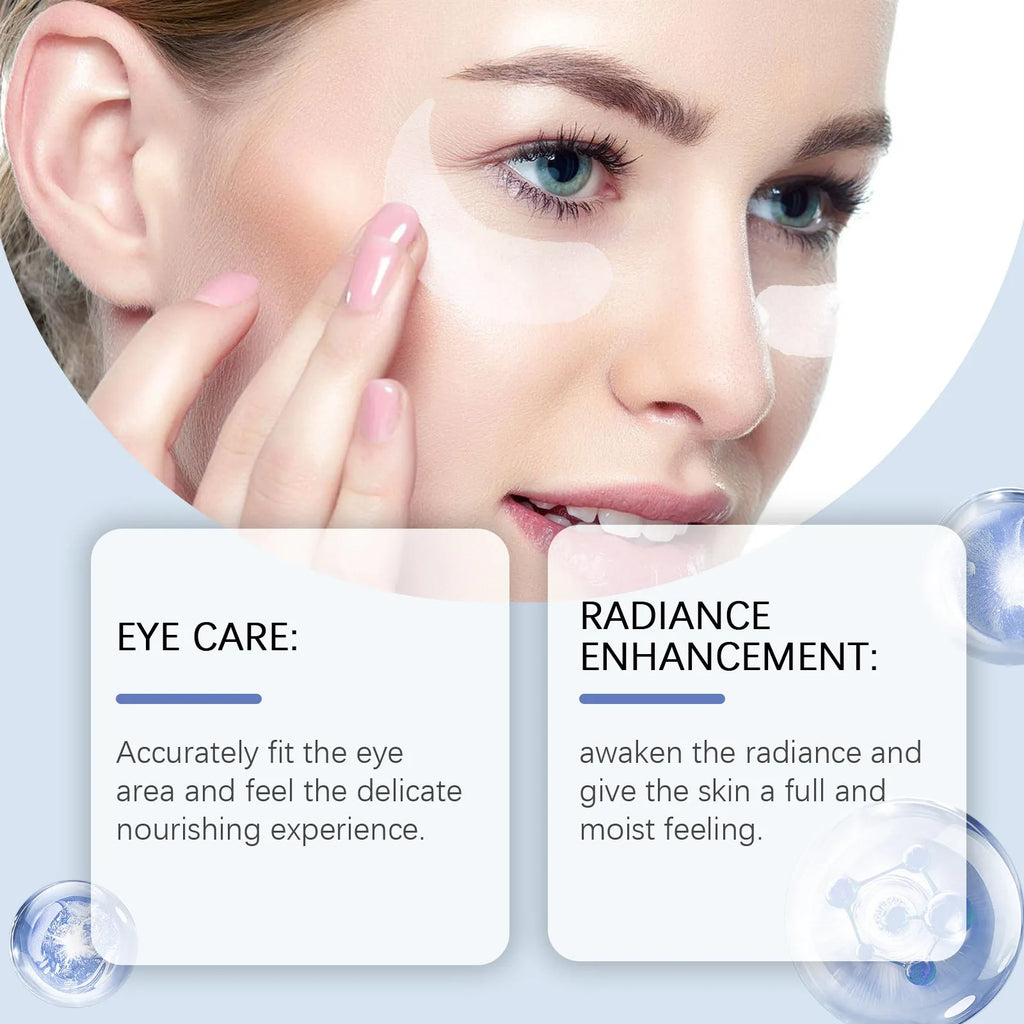 Elastic eye care patch with microneedle technology for wrinkle treatment containing nicotinamide and collagen