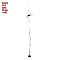 Italian small droplight with adjustable alloy build and 3.5 m wire in modern simplicity style