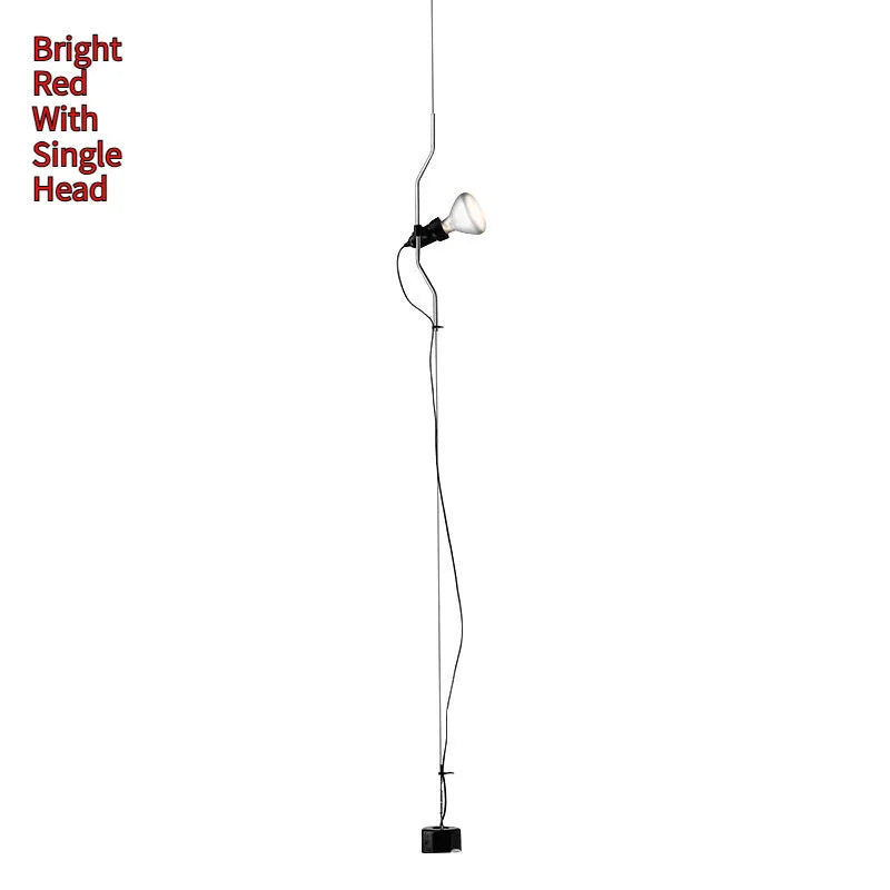 Italian small droplight with adjustable alloy build and 3.5 m wire in modern simplicity style