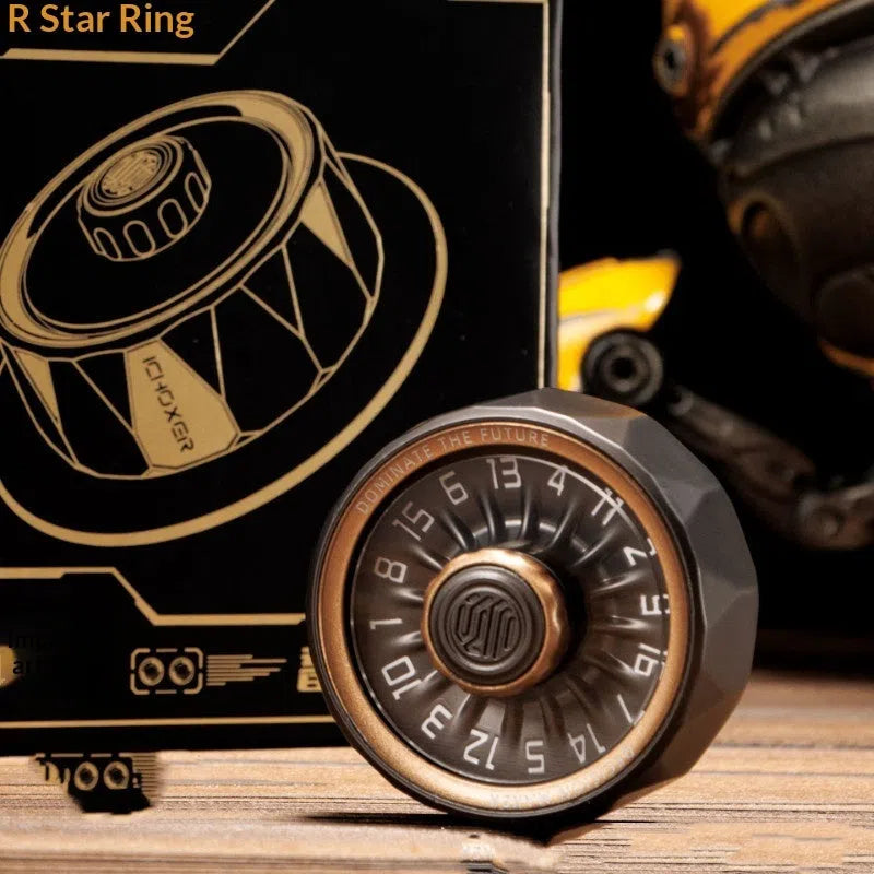 Starloop zinc alloy metal fidget spinner in Star Ring Turntable colour for stress relief play