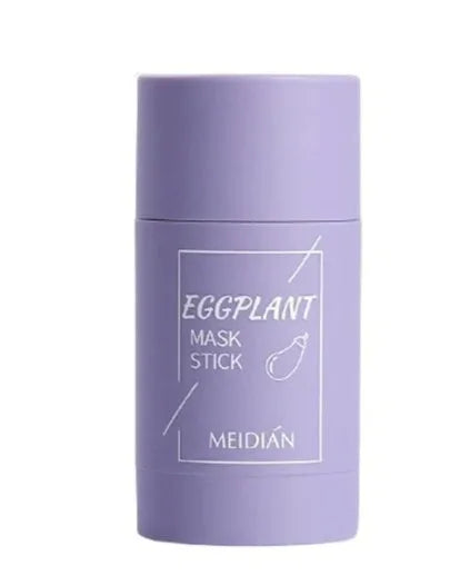Green tea mud mask clay stick in solid paste form for deep cleansing