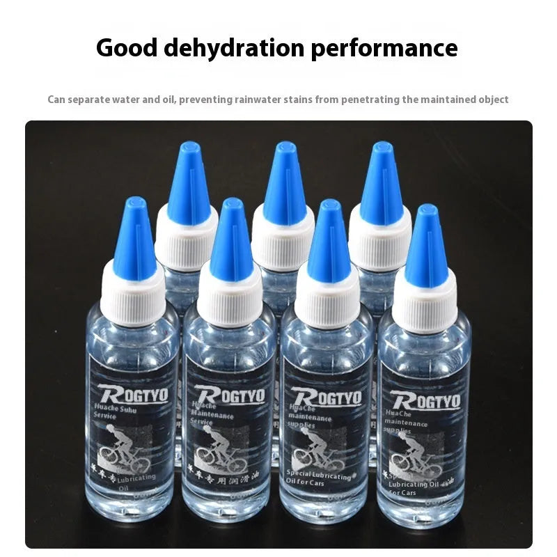 60ml bottle of specialised bicycle chain lubrication oil for rust prevention and mechanical lubrication