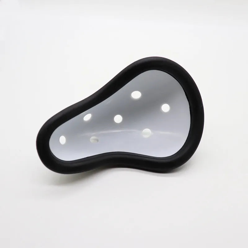 Rubber genital protector for Sanda Taekwondo boxing rugby hockey sports, adult and children sizes