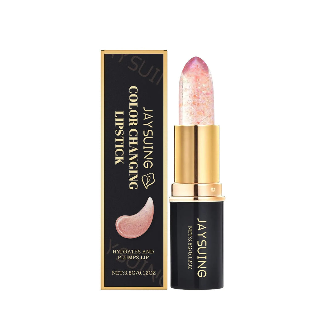 3.5g colour changing lipstick bullet that provides hydration and a personalised pink shade.