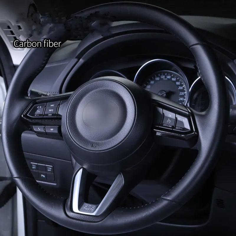 Aluminum alloy car decorative sticker kit with steering wheel button covers and interior accessories
