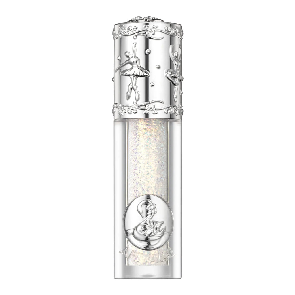 Ballet liquid eye shadow in five glitter shades: Star Man Sakura Field, Doll Logs, Butterfly Paradise, Nutcracker, Pillow Fairy Tales