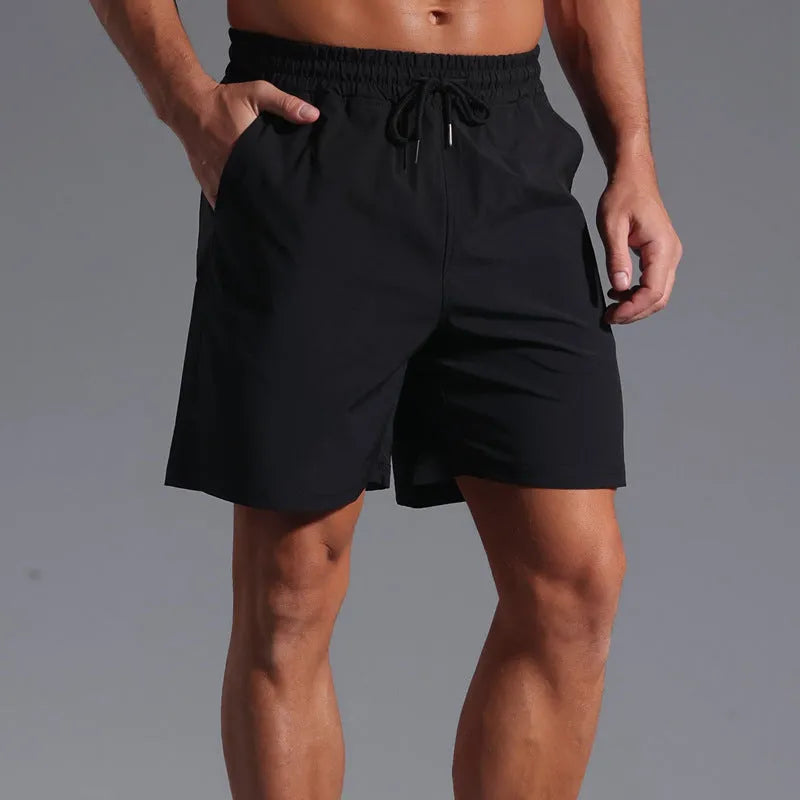 A pair of men's loose-fit casual shorts in a straight cut style, shown in one of the available colours.