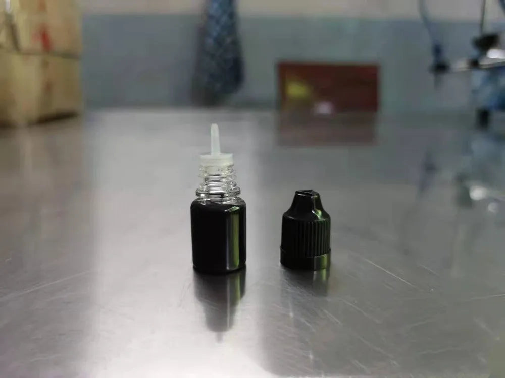 Black confidentiality seal ink 5ml bottle with quick-dry printing oil for office use