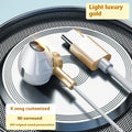 Wired in-ear headset with Type C connector in four colour options