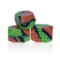 Camouflage silicone facial muscle fitness balls for jaw tightening exercise in transparent packaging