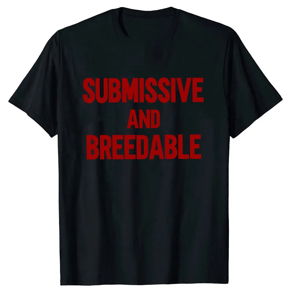 A loose fit men's cotton t-shirt with a short sleeve and a printed humour design, shown in a black colour variant.