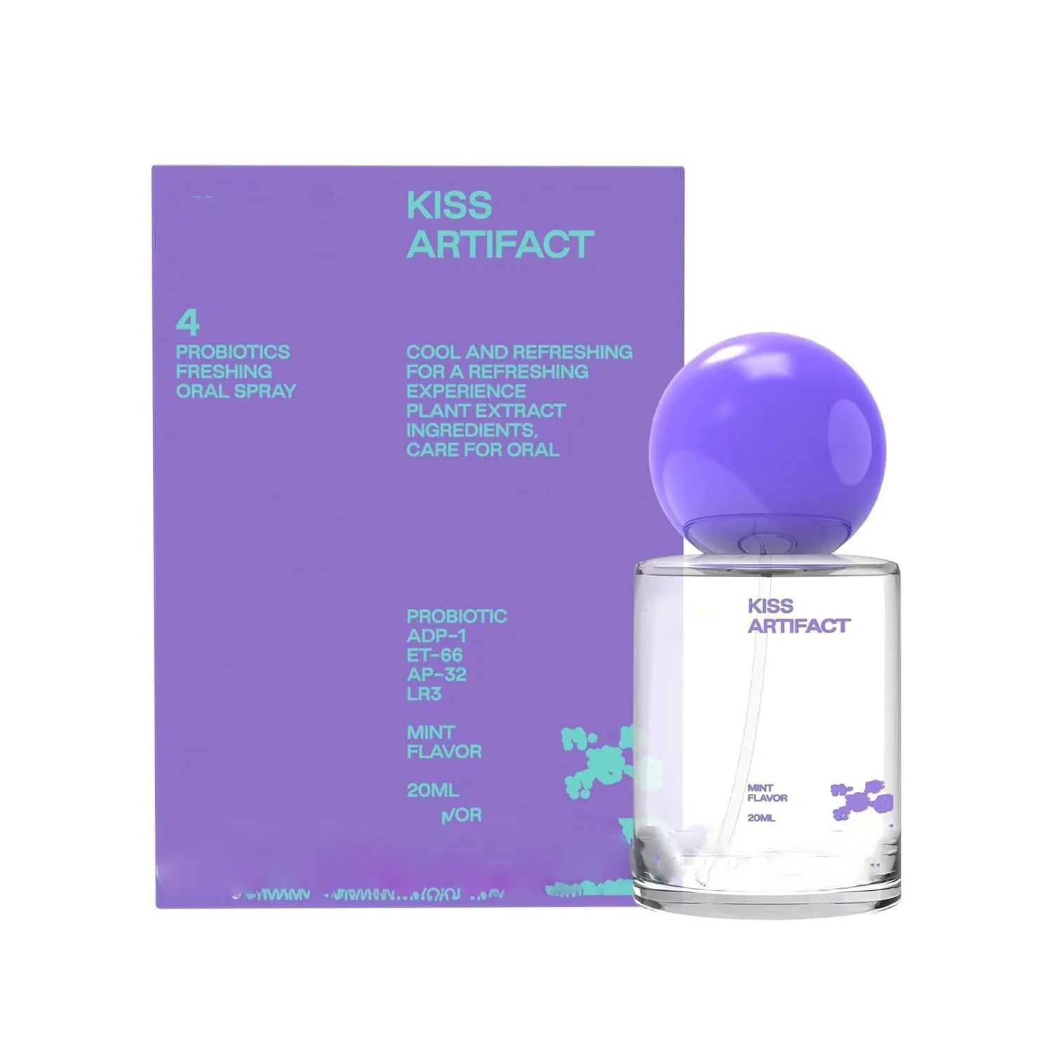 20ml portable probiotic oral spray bottle for hydration and oral care