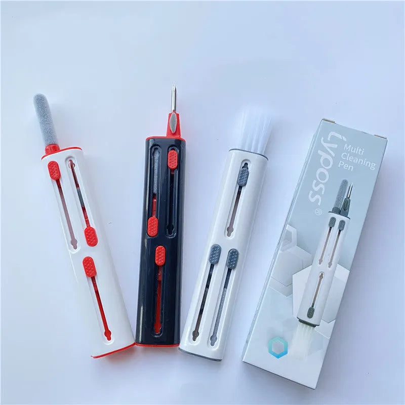 AirPods Pro cleaning kit with double-headed brush showing four cleaning attachments for electronics