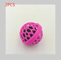 Bag cleaning ball in pink, white, and black – reusable sticky cleaner for backpack and purse debris