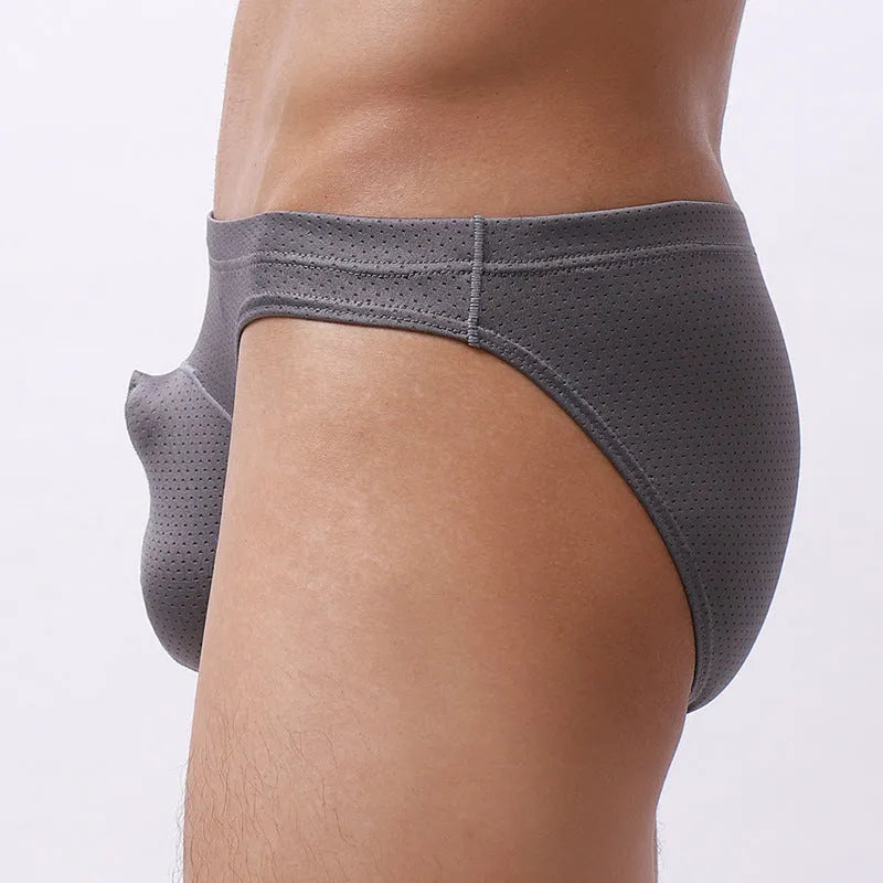 Men's transparent nylon underwear in multiple colours with loose breathable fit
