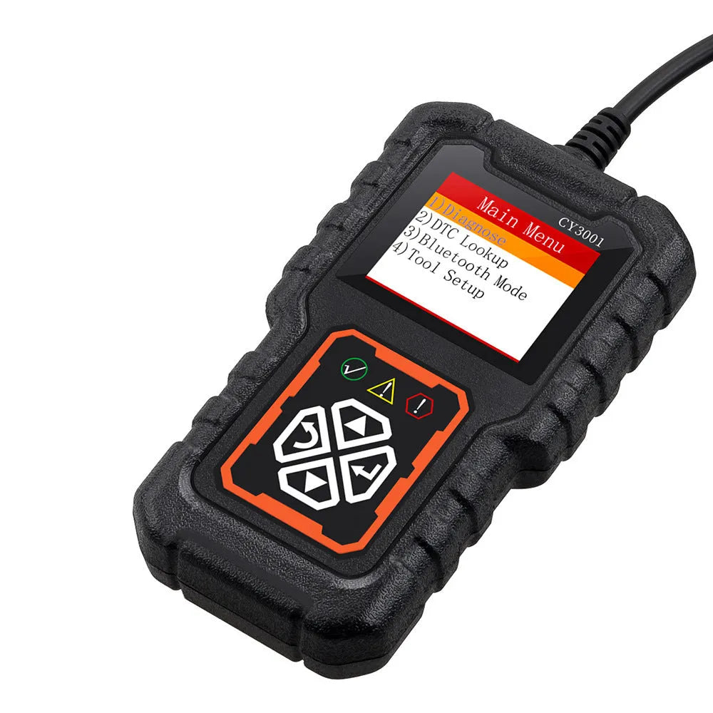 Black handheld automobile malfunction diagnosis instrument code reading analysis decoder for general vehicles