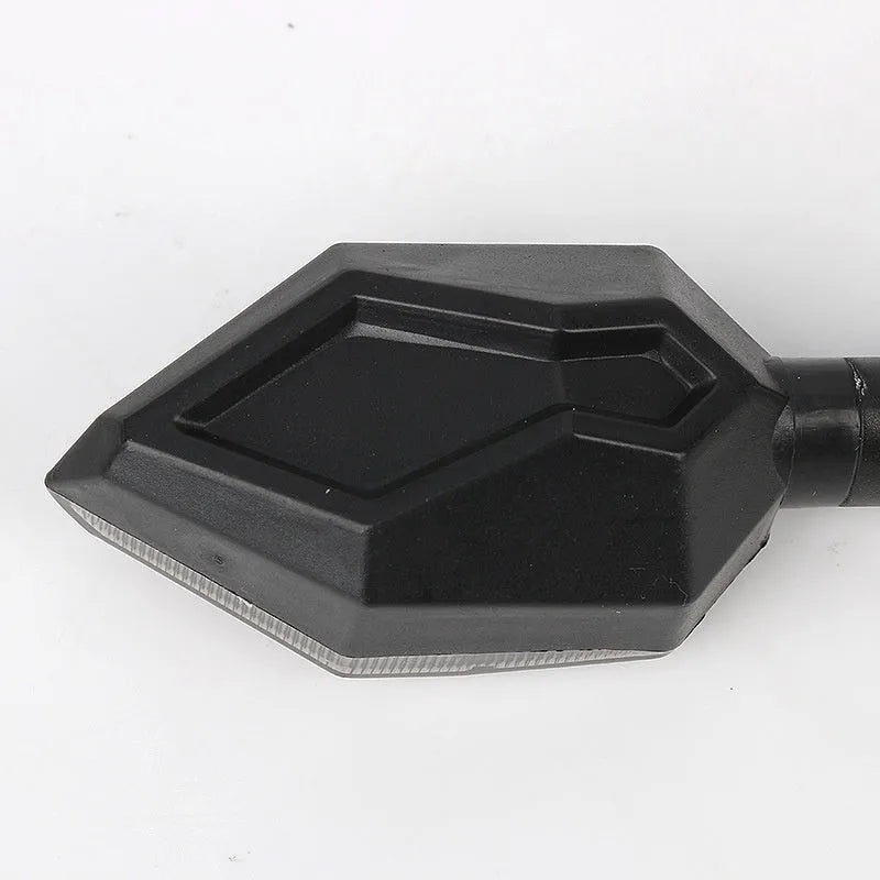 Arrow-shaped LED motorcycle directional signal lamp with ABS plastic housing
