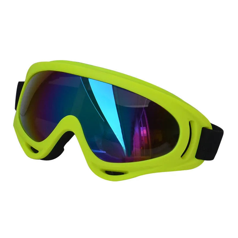 Outdoor dog sunglasses with UV400 protection, Class 2 sunshade lenses, full-frame PC construction, available in eleven colours including army green and black