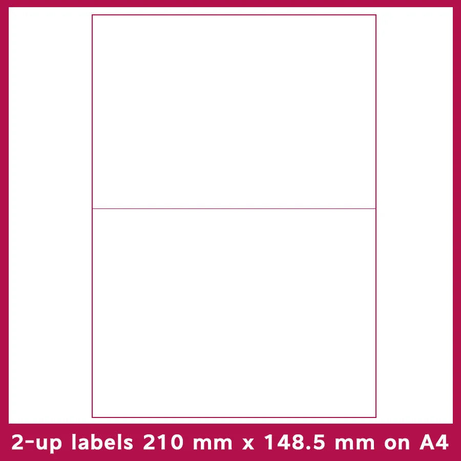 Pack of blank white A4 FBA label paper sheets for printing barcodes