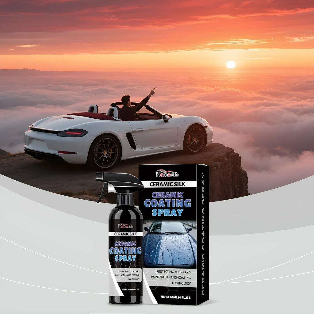 120ml ceramic coating spray bottle for vehicle paint protection and surface maintenance