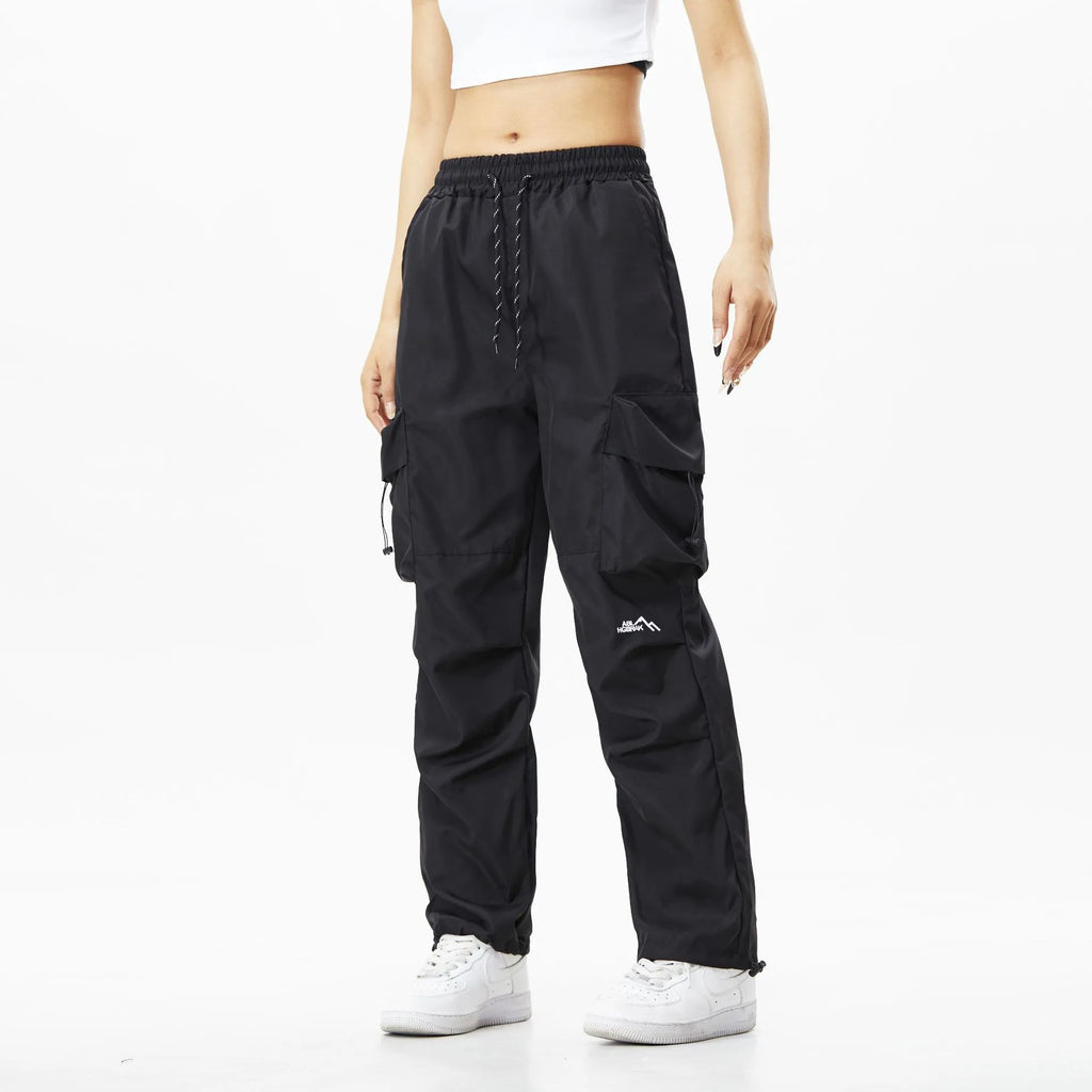 Men's retro waterproof work trousers in black, grey green, or khaki, mid waist, cotton-polyester, sizes M to 4XL