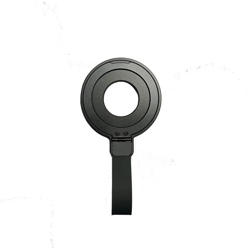 Portable magnetic wrist strap round silicone phone holder in hand, five colour options