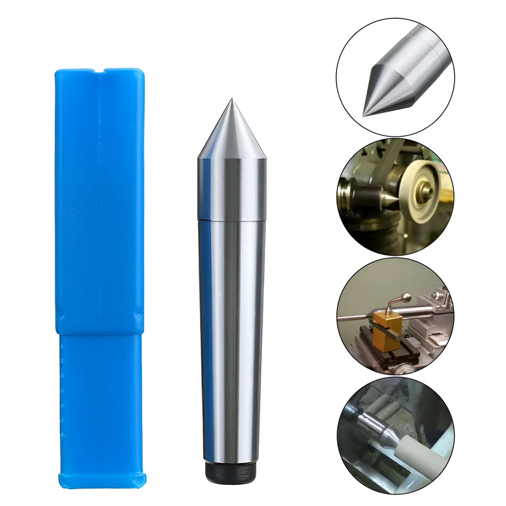 MT2 fixed thimble dead centre silver finish high carbon steel 17.780mm diameter