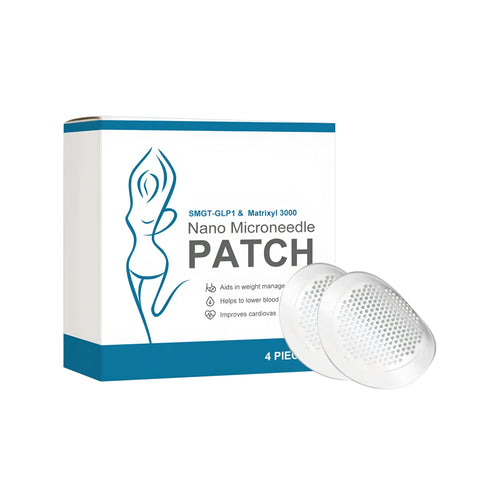 Four microneedle patches for body shaping with curcumin and garlic extract ingredients