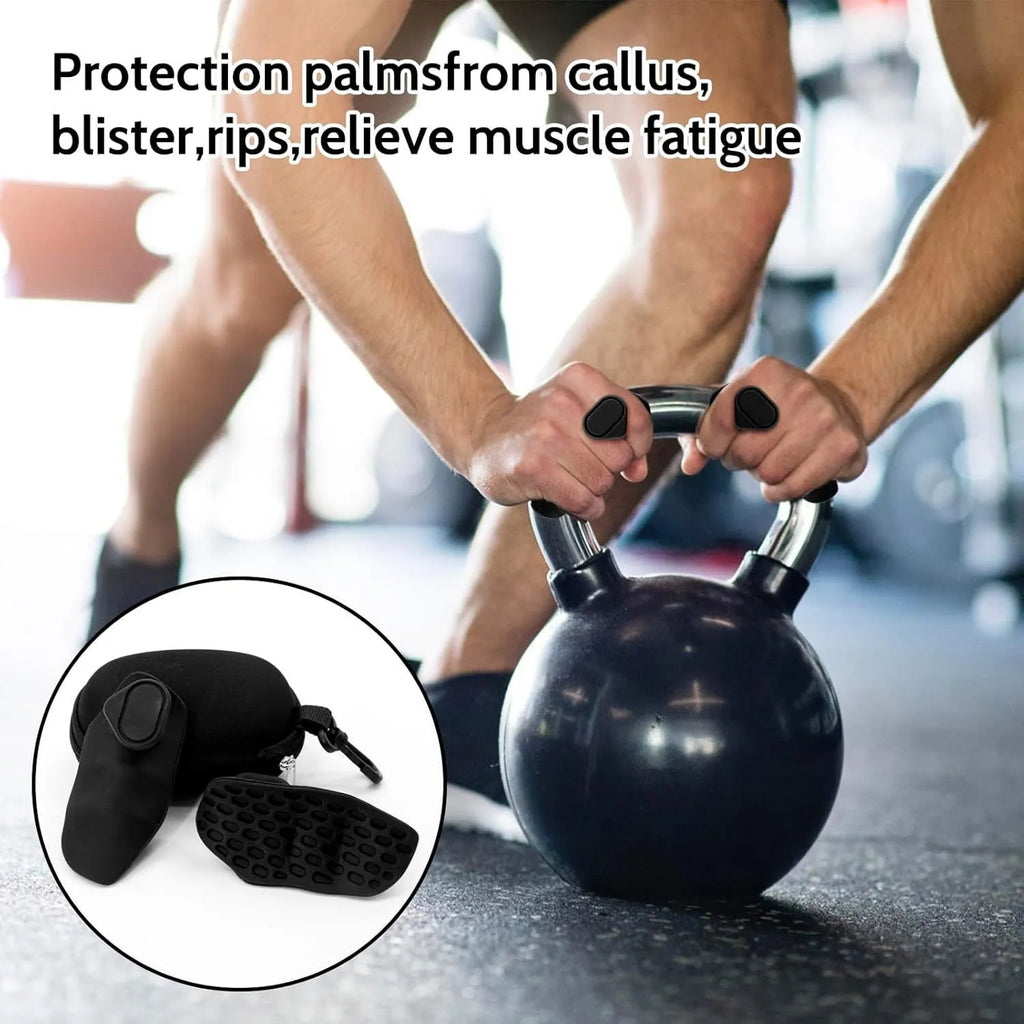 Anti-slip grip strengthener for dumbbell lifting, breathable finger trainer in gray and black