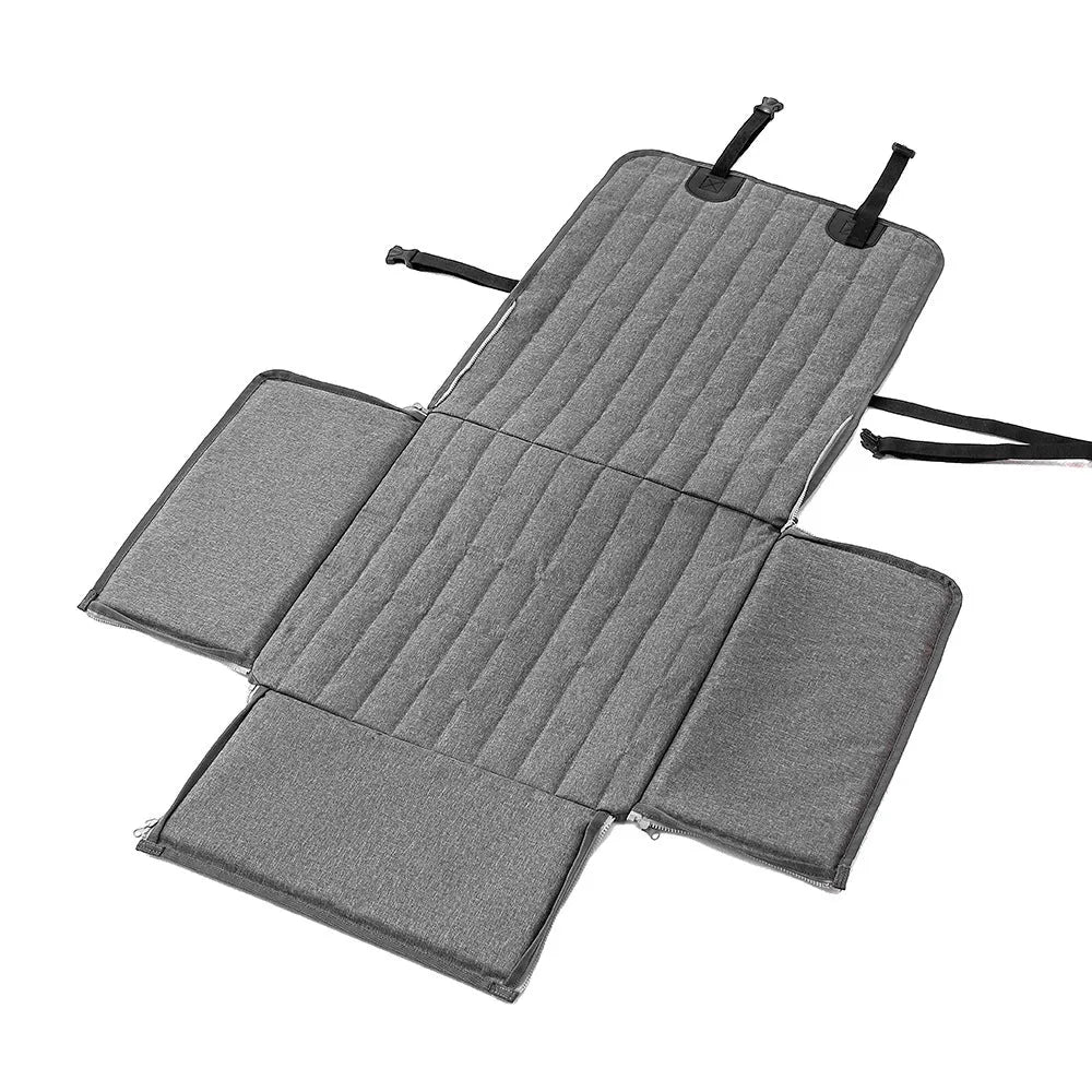 Vehicle-mounted pet mat front row 100x50cm black grey 600D Oxford fabric for dogs