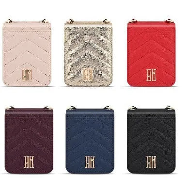 PU leather crossbody wallet phone case for Samsung Z Flip showing detachable strap and card slot