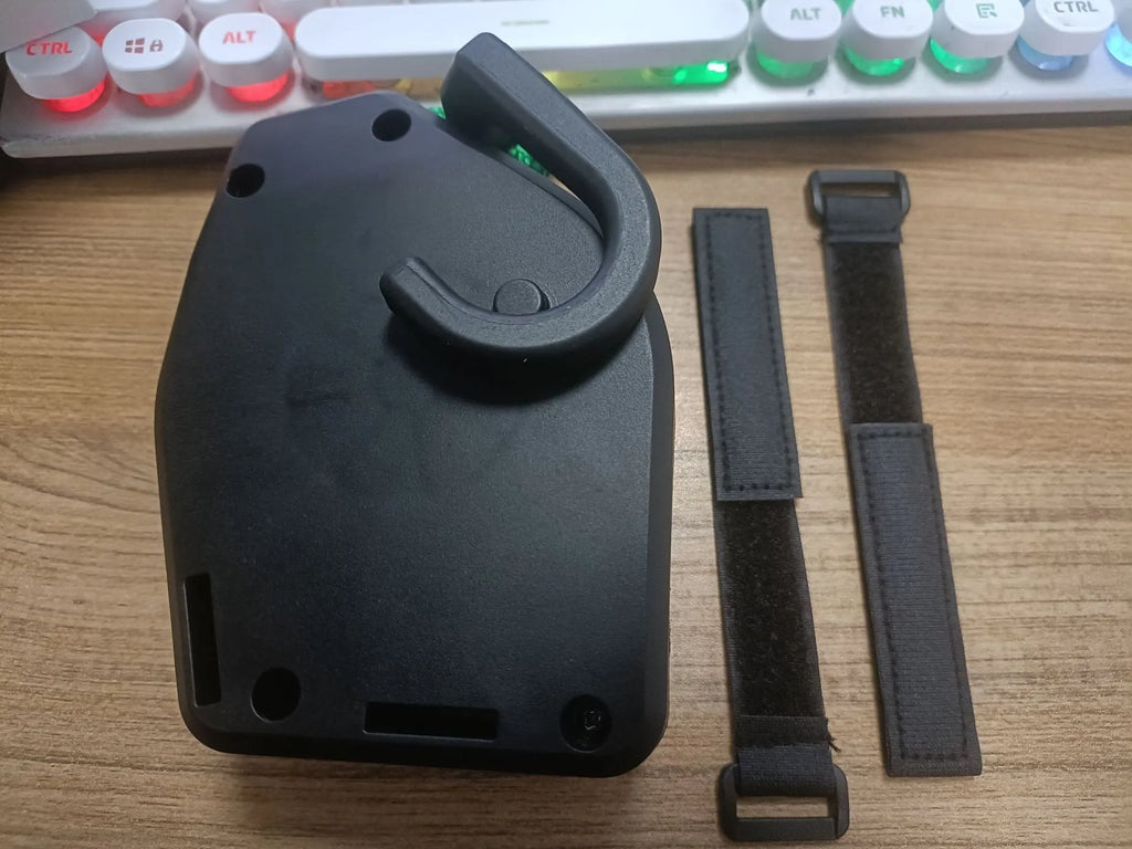 Black plastic and resin bicycle trailer traction rope for mountain bike and parent-child trailer connection
