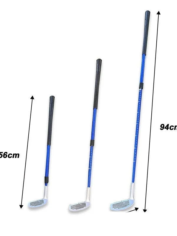 Double-sided stainless steel golf wedge 350mm in black colour for short-game chipping and pitching