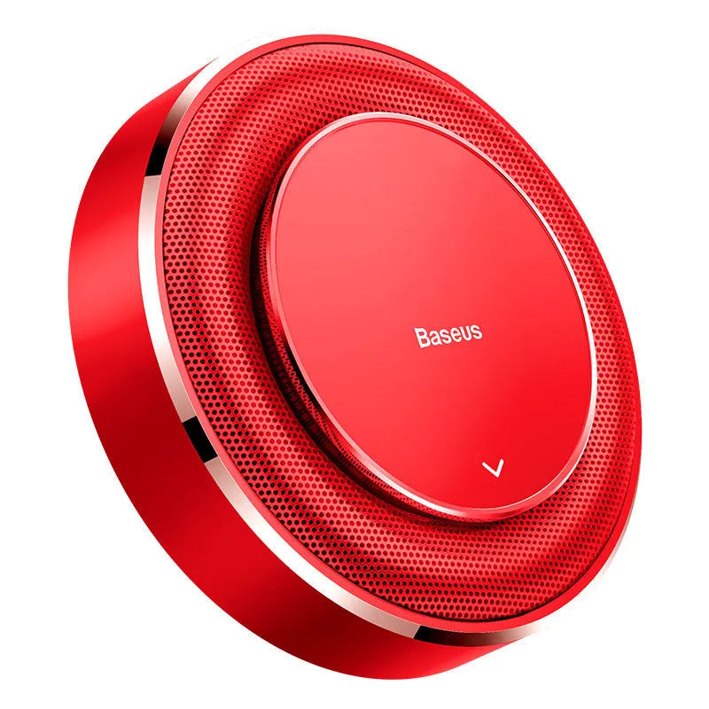 Aluminium alloy car fragrance diffuser with round design on car seat
