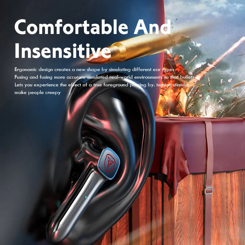 M59 wireless gaming headset in picture colour with Bluetooth and noise reduction features