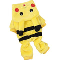 Cartoon character fleece cat coat with hoodie for autumn winter wear