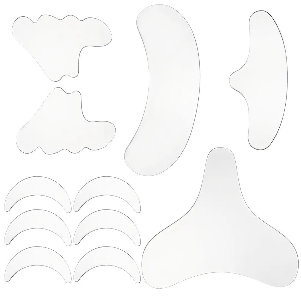 Reusable transparent beauty patch sticker for facial care – 18 pieces pack for face chest and neck