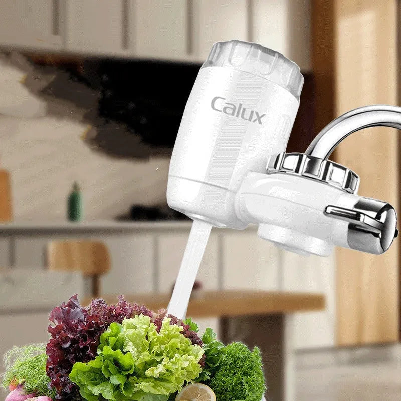 White ABS kitchen front water filter for faucet, indirect drinking use