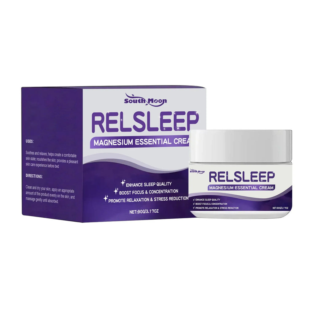 Sleep Magnesium Essence Cream 90g jar, night moisturiser with honey