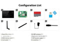 13.3-inch integrated touch display with Raspberry Pi CM4 for voice assistant smart mirror projects