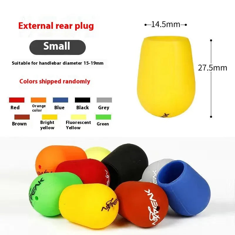 Fishing rod rear block non-slip fixed plug for lure rod with random colour finish
